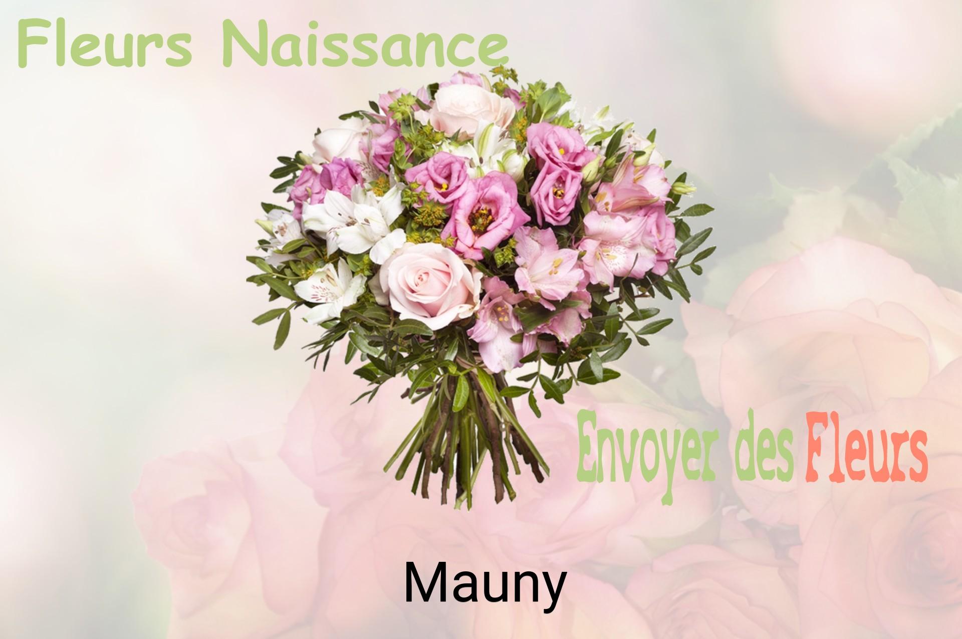 Bouquet de fleurs de naissance livré à Mauny
